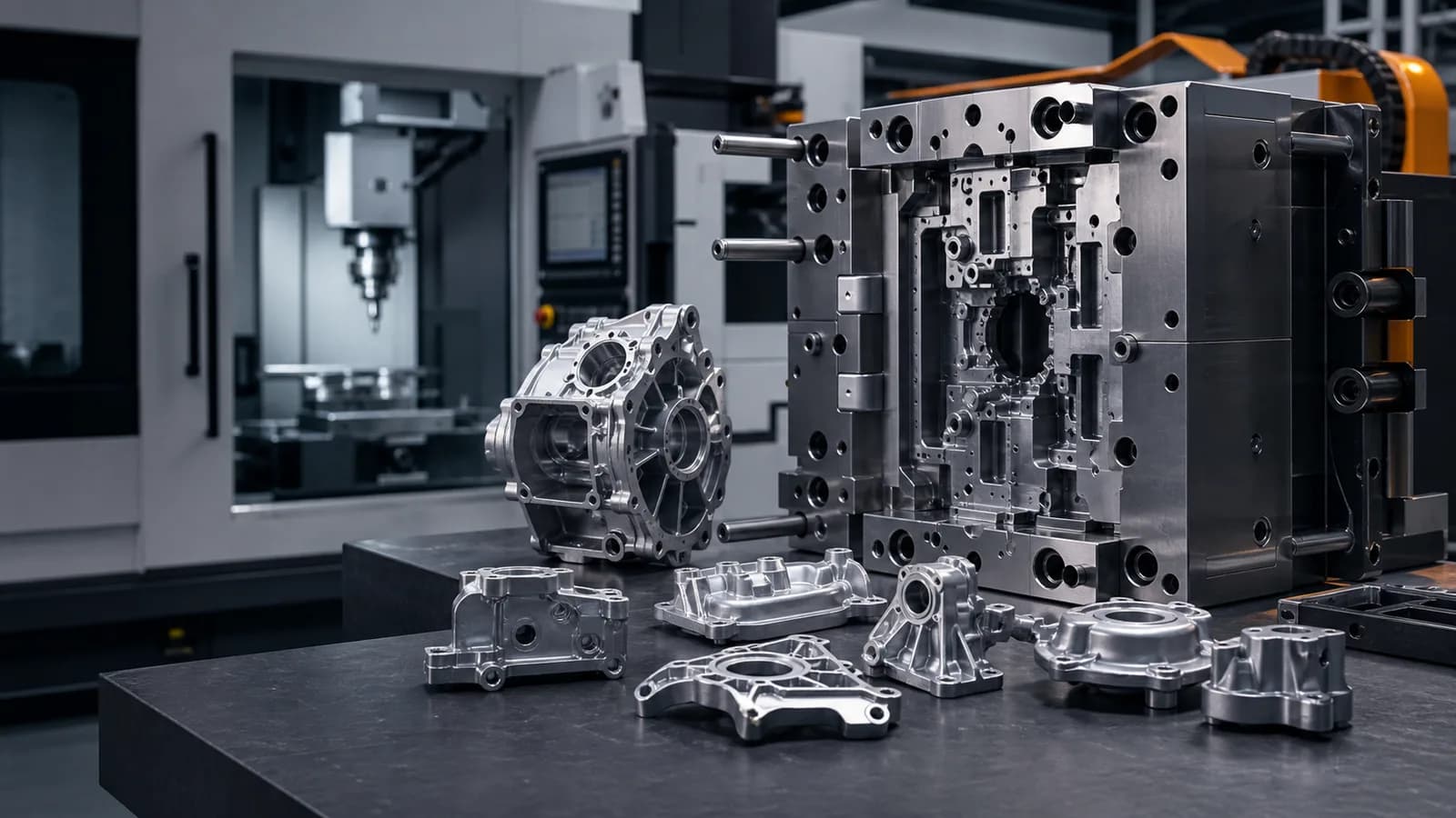 CNC Machining technical illustration