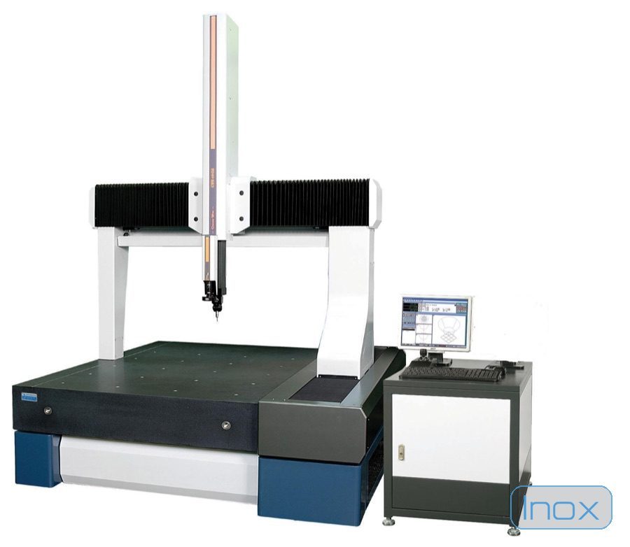 Coordinate measuring machine with a granite table and touch probe